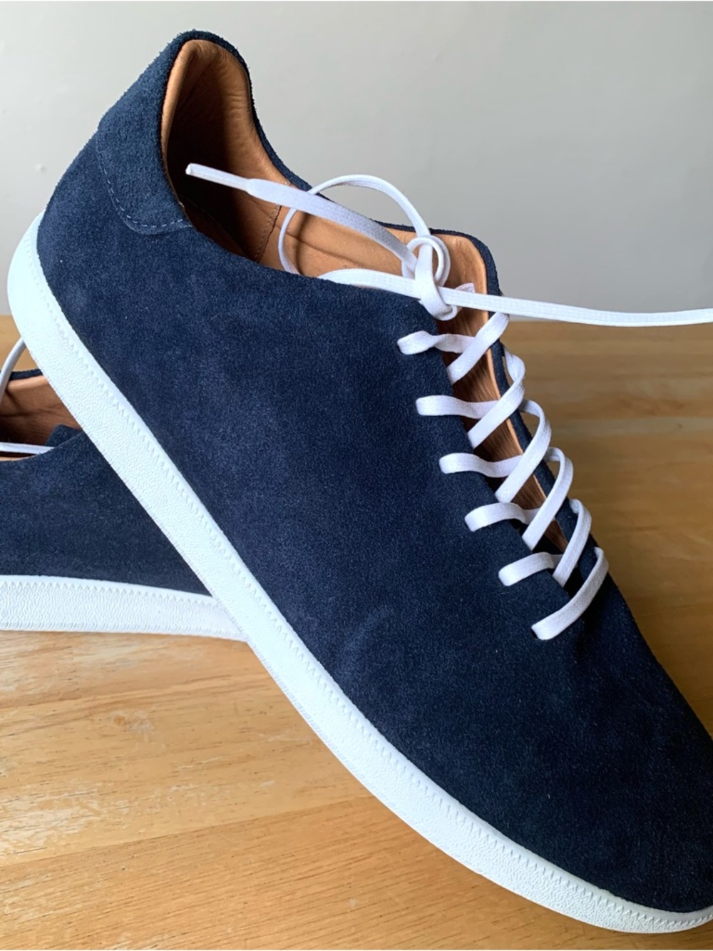 Beckett Simonon Geller Trainers Navy Suede Leather Sneakers Men’s Sz 13 Shoes